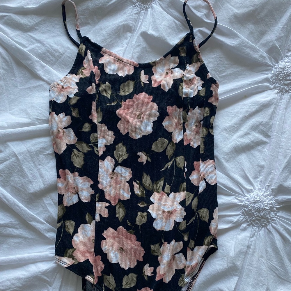 Flower bodysuit